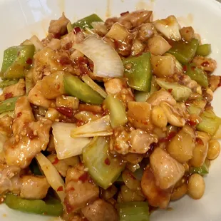 C12. Kung Pao Chicken - yum! lots of chicken &amp; not greasy at all.