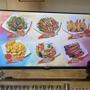 Digital menu