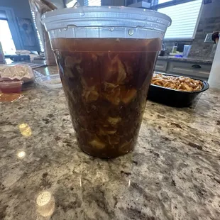 Large hot n sour soup