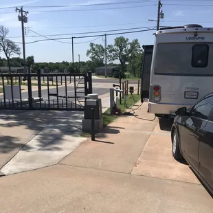 RV spot p65 next to entrance gate.