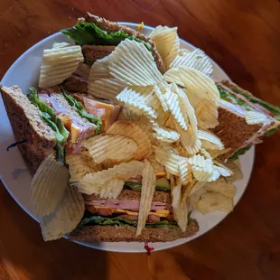 Clubhouse Sandwich for $11.