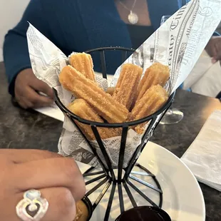Churro donuts