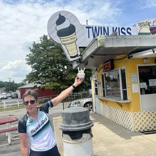 The fantastic soft serve ice cream.