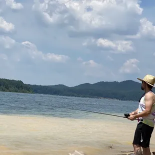 Great views from the bank