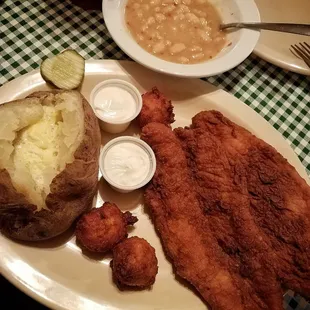 a plate of food