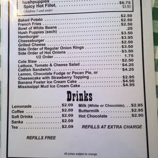 Menu page 3
