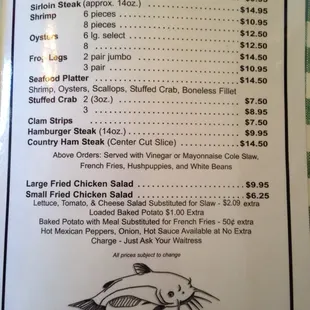 Menu page 2