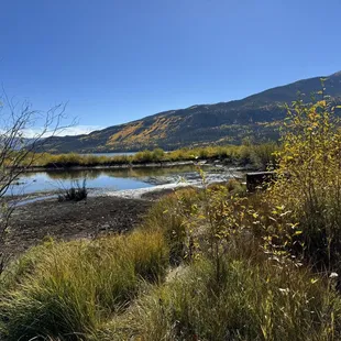 a view of twin lakes
