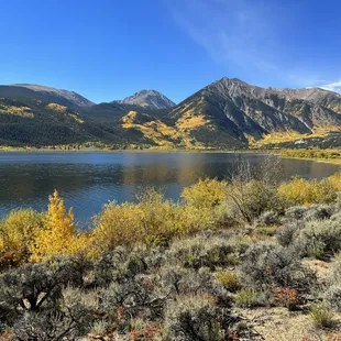 a view of twin lakes