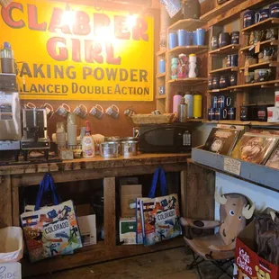 a display of baking powder