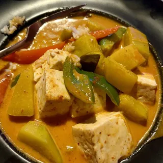 Pumpkin curry (w/rice)