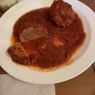 Tasty meatball appetizer