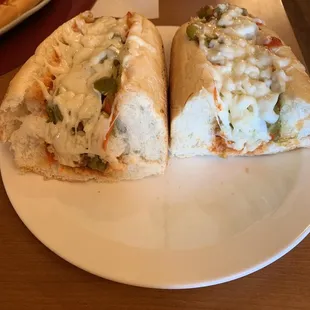 Hot sausage homage with mixed peppers