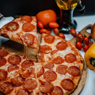 Pepperoni pizza