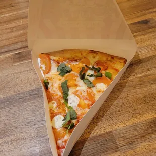 Margherita Pizza slice