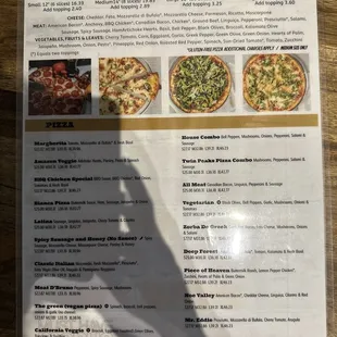 Menu :)!