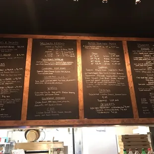 Menu board
