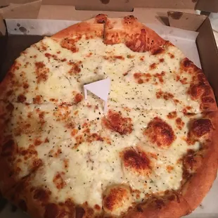White pizza.