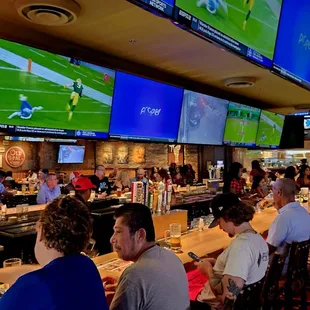 Plenty of TV screens