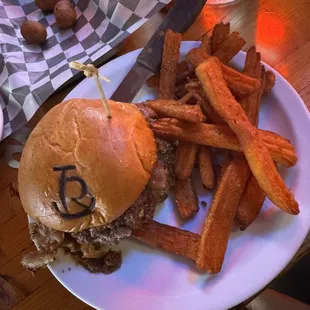 PB &amp; J Burger YUM!!