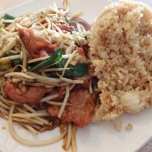 pork with bean sprout