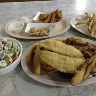 fish and chips, food