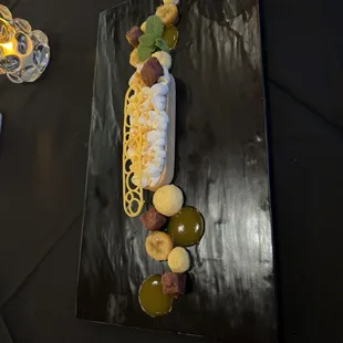 Passion banana dessert