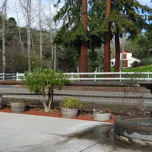 Beautiful patio area.