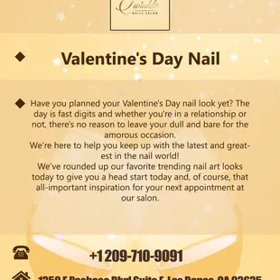 Have you planned your Valentine's Day nail look yet?