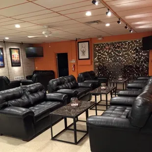 the lounge area