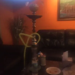 This is the hookah!!  Great service, nice atmosphere