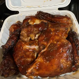 Whole chicken dinner