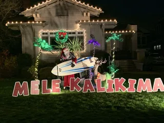 East Sacramento's Fab 40s Christmas Lights