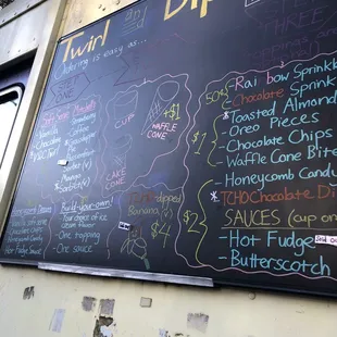 The menu 11/11/23