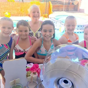 Twirling at a birthday party