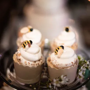 a close up of a dessert