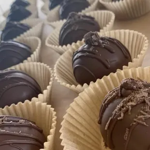 a variety of chocolates