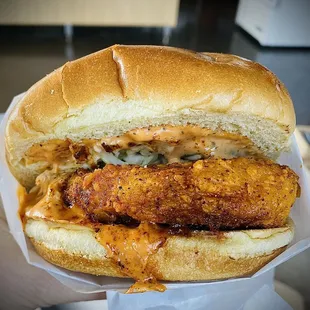 Twist hot chicken sandwich - medium heat