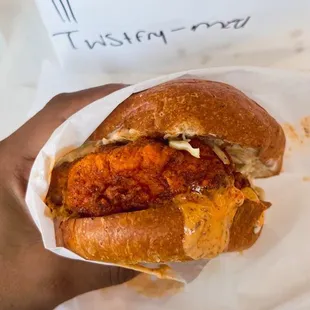 Twist Hot Chicken Sandwich- medium