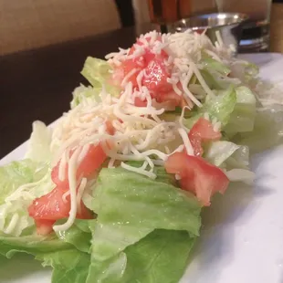 Fresh salad along with meal