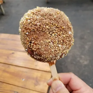2019-07-03. Twist N Dip. Downtown Auburn Hills, MI. Cookie munch. Soft serve between thin cookies, dipped choc. &amp; covered in nuts/seeds.