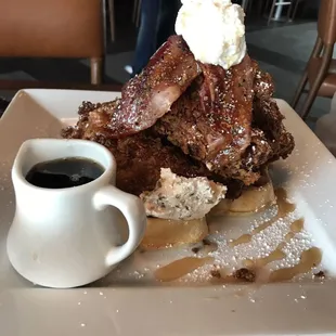 Chicken and waffles