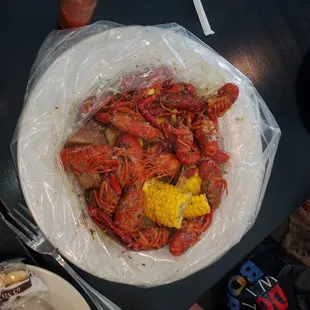 Pound of crawfish
