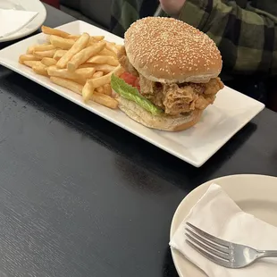 Fried Chicken Burger