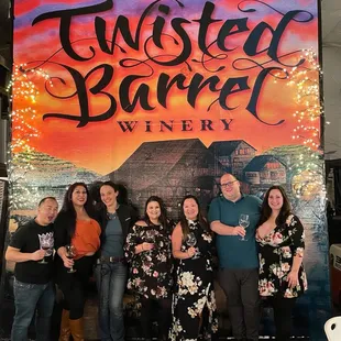 Our group with this cool artwork inside!