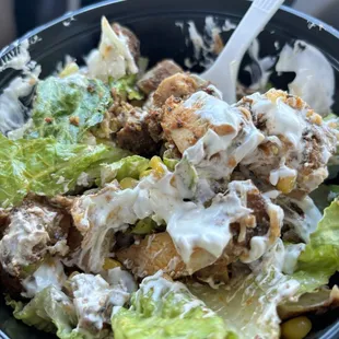 Pico Bowl with cheese and sour cream
