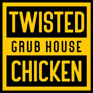 a sign that says twisted crab house chicken