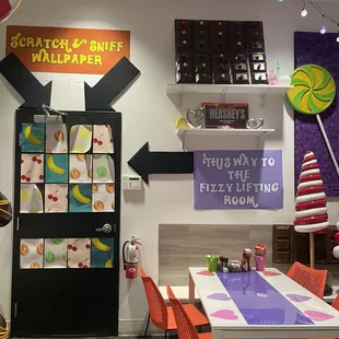 Candy theme in February