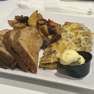 Skinny Californian omelet