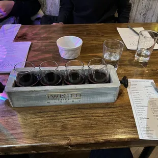 Flight (4 wines, $16)